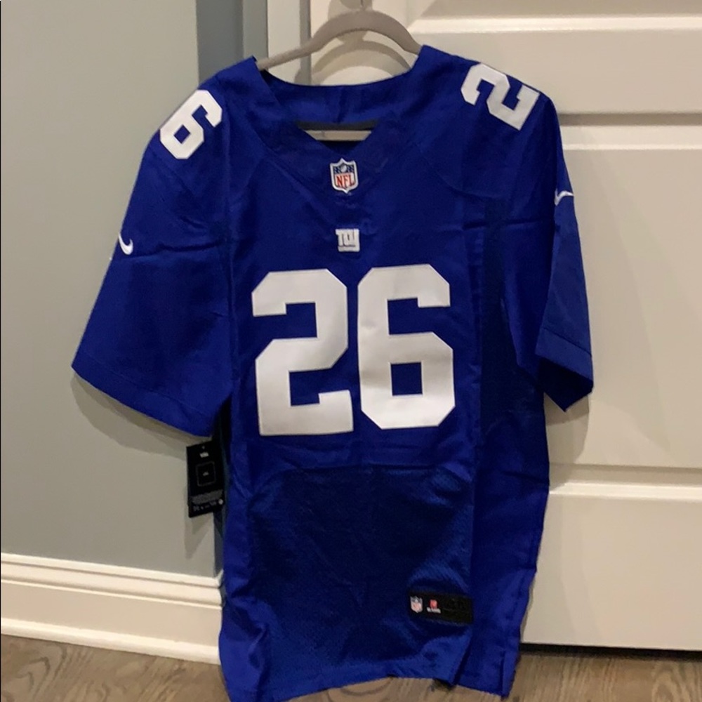 NFL Giants Jersey Barkley on the field Nike